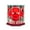 Red, variant on Perfect Cases  Octagon Volleyball Display Case, Cherry