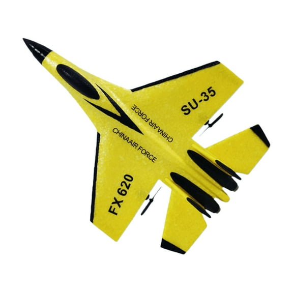 Flying Bear Su-35 Remote Control Glider Foam Fixed-Wing Fighter Aircraft Model Toy with Responsive Motor and Pre-Installed Electronics for Beginners and Experienced Flyers