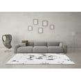 thumbnail image 3 of Ahgly Company Indoor Square Abstract Gray Modern Area Rugs, 7' Square, 3 of 4