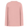 thumbnail image 3 of Qwertyu Women's Plus Size Long Sleeve T-Shirt Casual Loose Cotton Shirts Scoop-Neck Basic Tops for Women Light pink 2XL, 3 of 7