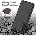 thumbnail image 4 of for Samsung Galaxy S23 Plus Case with Card Holder Heavy Duty Dual Layer Shockproof S23+ Plus Wallet Case Hidden Card Slot Slim Phone Case for Samsung S23 Plus for Women Men (Black), 4 of 14