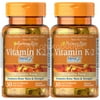 Puritan's Pride Vitamin K-2 (MenaQ7) 50 mcg (2 PACK)