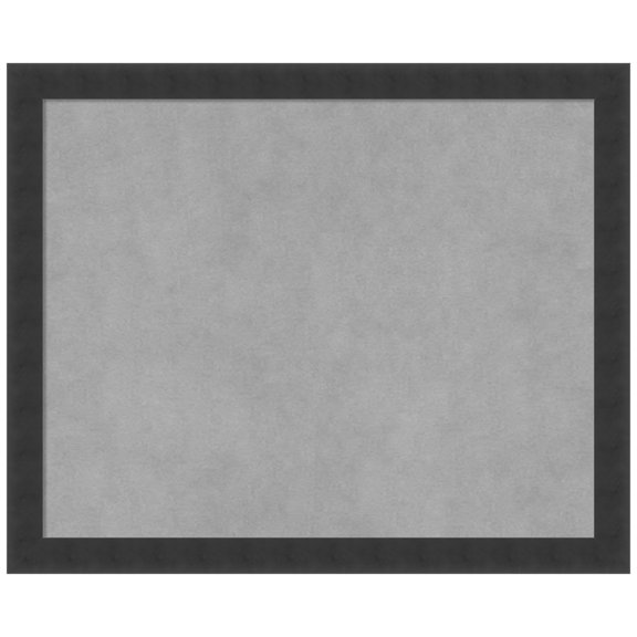 Amanti Art Mezzanotte Black Framed Magnetic Board 22 x 18 in.