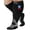 Black, variant on Mojo Compression Socks for Varicose Veins, Travel 20-30mmHg Black, 4X-Large