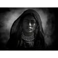 thumbnail image 2 of Yosifov, Svetlin 14x12 Black Ornate Wood Framed with Double Matting Museum Art Print Titled - Tribal Girl, 2 of 4