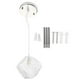 thumbnail image 1 of Nórdico moderno cristal colgante lámpara techo luz pantalla para comedor sala de estar decoración 85V-265V, 1 of 8