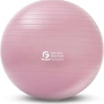 thumbnail image 2 of 4 Sizes Yoga Pilates Ball with Quick Pump Gym Ball for Fitness Workout Pregnancy Therapy Office Home Chair, 2 of 6