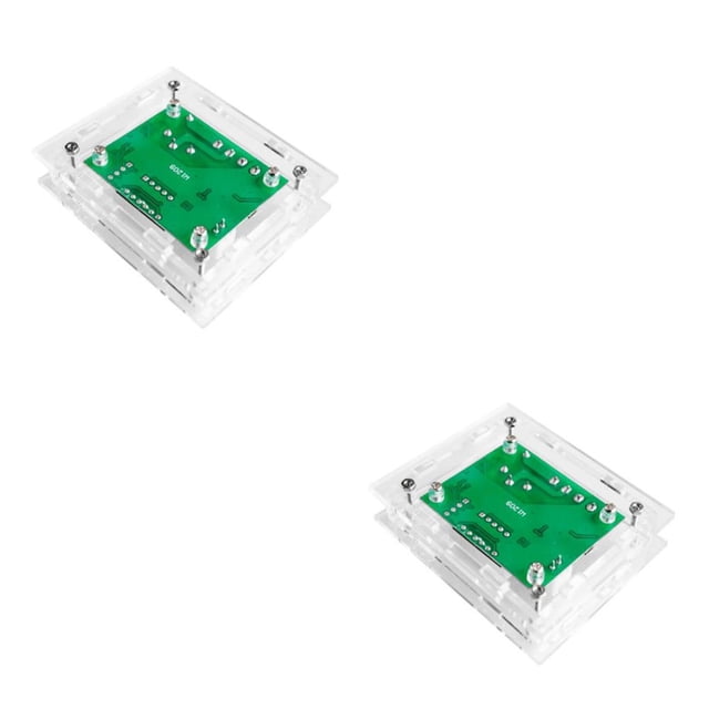 kurtrusly Temp Controller Module DC 12V Electric Peripheral Module with Switch LCD Board Temperature Controllers Digital Thermostat Thermostat Shell 2Set