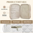 thumbnail image 5 of ZUXONGSY Eagle Forest Print Quilted Bible Cover Case for Women Portable Bible Bag Multifunctional Christian Gift with Pen Holder Handbag for Essentials, 5 of 7