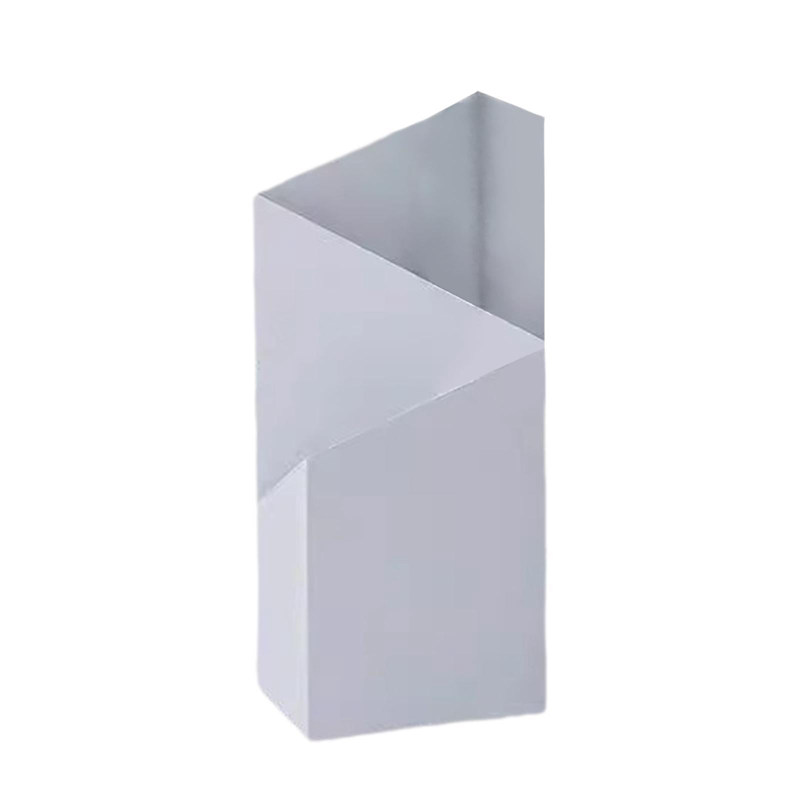 deevoka Double Layers Umbrella Stand Minimalist for Entryway Hotel Lobbies Farmhouse White