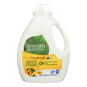 Angle View: Seventh Generation Natural Laundry Detergent - Fresh Citrus - Case of 4 - 100 Fl oz.