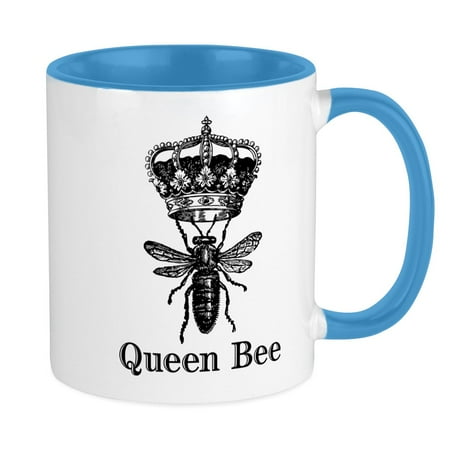

CafePress - Queen Bee Mugs - Ceramic Coffee Tea Novelty Mug Cup 11 oz