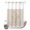 Beige, variant on No Hook Shower Curtain, Minimalist Leaves Shower Curtains for Bathroom with See Through Top Window, Modern Farmhouse Botanical Floral Waterproof & Washable Bath Curtain 60"x72"
