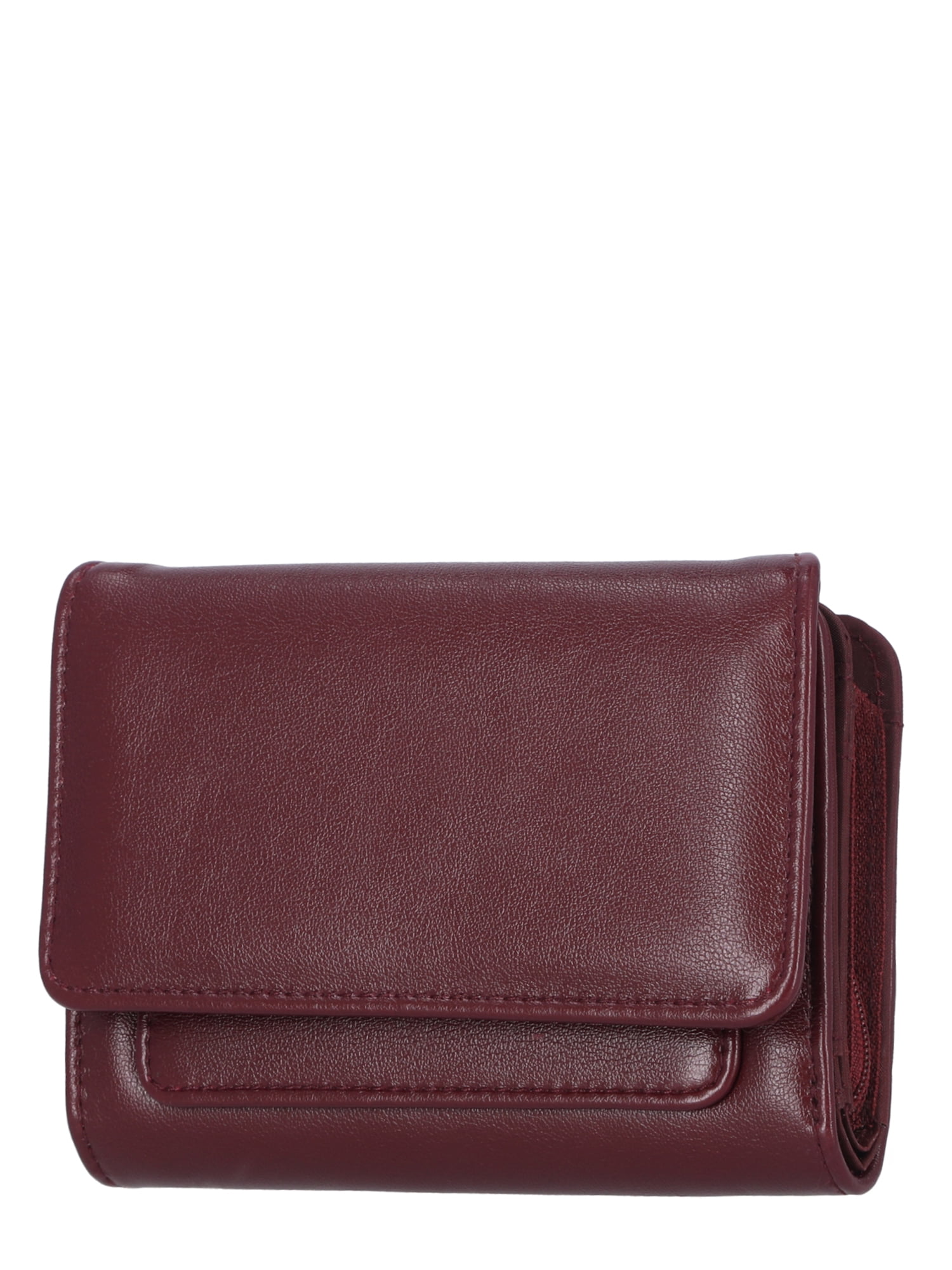 Time and Tru Women's Tessa Indexer Vinyl Solid Crimson