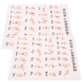 thumbnail image 2 of Shisuyan Wall Poster Decors Instructional Poster 8 Sheets 9.98X7.98In, 2 of 8