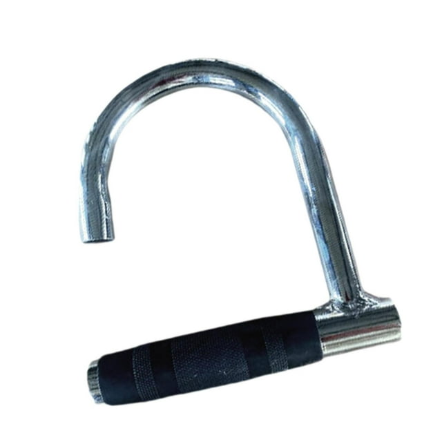 Maytalsory Resistance Band Handle Steel Stretch Attachment Handle handle,designed for various for Full Body Workout Rubber Coated