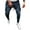 Blue, variant on toraway Cargo Pants for Men Black Baggy Mens Fashion Casual Pocket Drawstring Waist Solid Color Slim Toe Jeans Pants S
