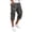 21# Dark Gray, variant on Below The Knee Shorts for Men Corduroy Long Cargo Shorts Casual 3/4 Length Sweat Capris with Pockets Brown S