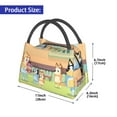 thumbnail image 2 of Kowoue Bluey Pattern Portable Insulation Bag – Lunch Tote with Upgraded Aluminum Foil Lining, Leak-Proof & Easy-Clean Picnic & Lunch Box, 2 of 6