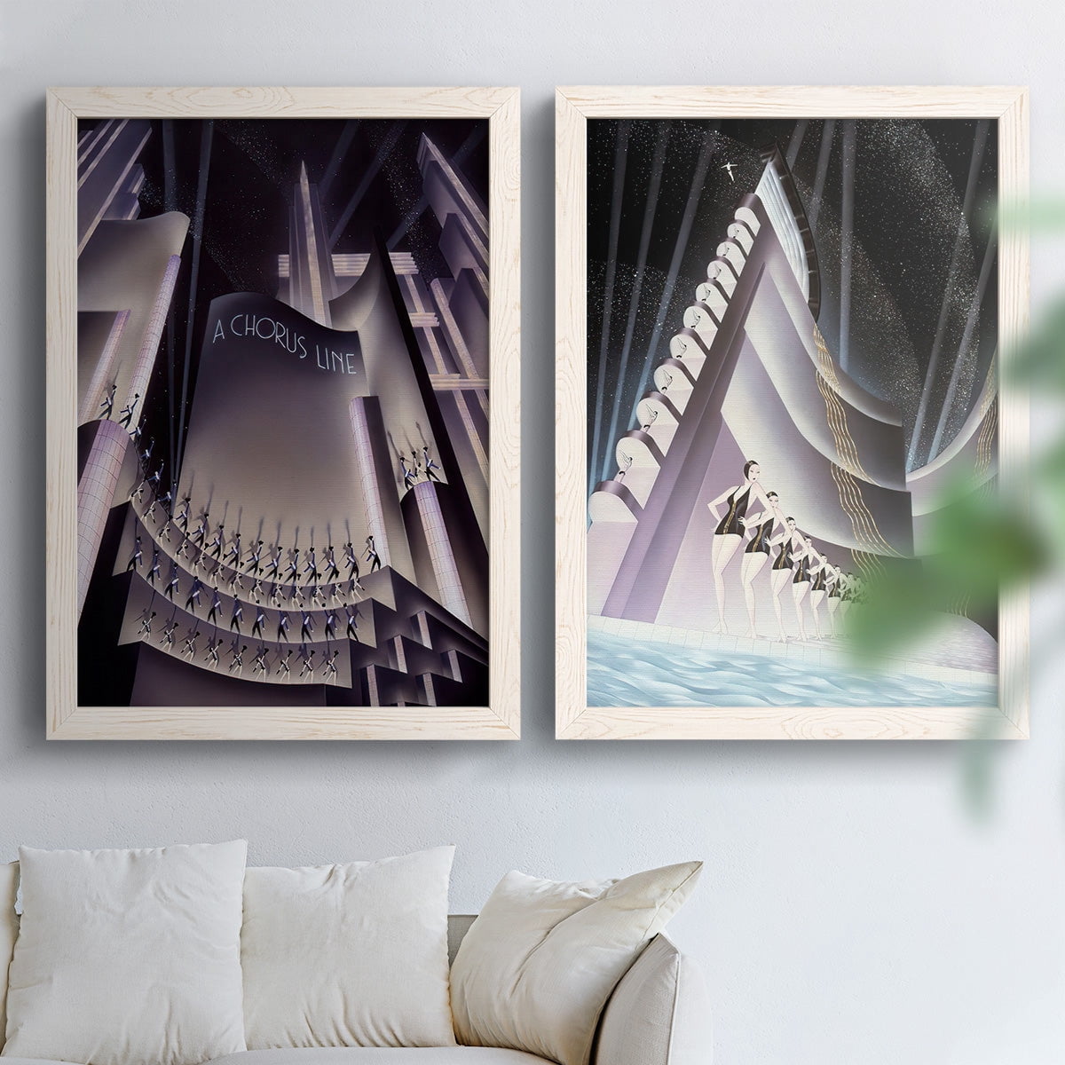 A Chorus Line - Premium Framed Canvas 2 Piece Set - Ready to Hang