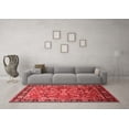thumbnail image 3 of Ahgly Company Indoor Square Oriental Red Traditional Area Rugs, 4' Square, 3 of 4