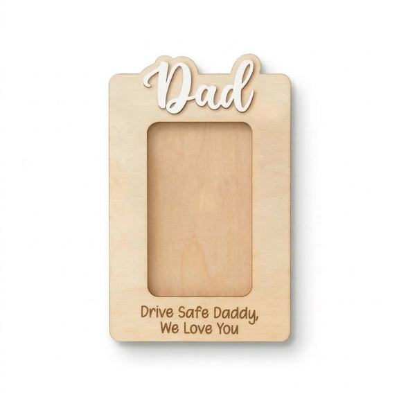 Photo Frame for Photo Sun Visor A Birthday For Dad Refrigerator Photo Holder Unique For Dad Or Grandpa Family Keepsake