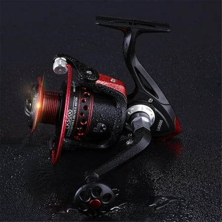 Spool Fishing Spinning Reel Ultra Smooth 13BB Spinning Reel Metal Spool Folding Arm Saltwater Fishing Reel Model:Type 2000 ()