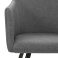 thumbnail image 5 of vidaXL Dining Chairs Upholstered Chair with Metal Legs for Living Room Fabric, 5 of 6