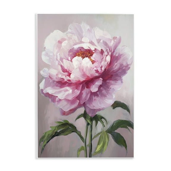 Stupell Industries Pink Blooming Floral Botanical & Floral Painting Unframed Art Print Wall Art, 10 x 15