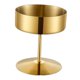 thumbnail image 4 of Vaso de postre de acero inoxidable con base alta para helado, de metal, reutilizable, para refrigerios y dulces. Oro 200ML, 4 of 9