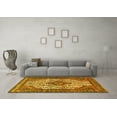 thumbnail image 3 of Ahgly Company Indoor Rectangle Medallion Yellow Traditional Area Rugs, 5' x 8', 3 of 4