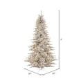thumbnail image 3 of Vickerman 3' Silver Tinsel Fir Artificial Christmas Tree, Clear Dura-lit Incandescent Lights, 3 of 4