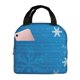 thumbnail image 1 of Easygdp Blue Christmas Bolsa Térmica Premium - Tela Oxford Impermeable, Gran Capacidad, Bolsillo Frontal, Unisex para Trabajo, Escuela, Actividades al Aire Libre y Picnics, 1 of 8