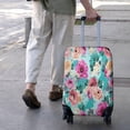 thumbnail image 3 of Pioneer Flower Floral Print Pattern Luggage Cover Fashion Suitcase Cover Baggage Covers Fit 25-28 Inch Luggage (Go Travel), 3 of 5