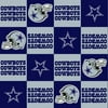 NFL Dallas Cowboys Fleece 10" x 6" Fabric, 1 Each