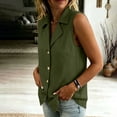 thumbnail image 6 of BUIGTTKLOP Sleeveless Cotton Linen Blazers for Women Summer Business Casual Vest Jackets Lightweight Button down Collared Waistcoat, 6 of 8