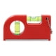 thumbnail image 1 of Inteprter Mini cadena colgante de nivel de burbuja de plástico de nivel de bolsillo, llavero con base de imán de aleación de aluminio fuerte Conjuntos de muebles de dormitorio Rojo Inteprter HA025556-01, 1 of 1