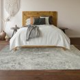 thumbnail image 6 of Addison Rugs Mayfield Washable Contemporary Abstract Silver Rectangle Rug, 9' x 12', 6 of 6