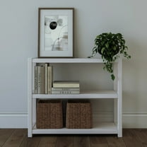 Greenport 30" Modular Bookcase, Solid Wood with a Brushed White Finish