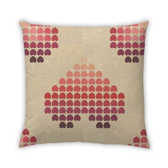 Ahgly Company Indoor Square Contemporary Throw Pillow, 18 inch by 18 inch