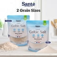 thumbnail image 2 of Sante Naturelle Sal Marina Gruesa Gris Del Mar C&eacute;ltico - 1.1Lb (18Oz) Sal Marina Francesa Sin Refinar Org&aacute;nica, Cosechada A Mano 82+ Sal Minerales, Sal Marina 100% Natural, 2 of 9