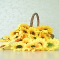 thumbnail image 3 of Bearachild 100 piezas de simulación de girasoles artificiales, portátil, vivo, hecho a mano, fotografía, flor falsa, accesorio de fotografía Artesanía Bearachild HA084204-00, 3 of 6