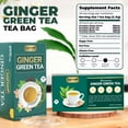 thumbnail image 4 of LeafLea 40 Ginger Green Tea Bags Blend, Made with Natural from Ginger Roots, Sweetened with Stevia, Low Caffeine, Sugar-Free, Ideal for Daily Wellness, 4 of 18