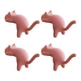 thumbnail image 1 of ganchos para escritorio con forma de gato, adhesivos sin taladro, para mochilas, con capacidad de hasta 5 kg, organizador para colgar bolsos, llaves y auriculares., 1 of 8