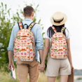 thumbnail image 6 of Lsque Cherries And Bows Pattern Canvas Daypack, Durable Backpack, High-quality Versatile Backpack,Vintage Compact Backpack-Medium, 6 of 6