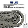 thumbnail image 4 of Jeremywell 41 Roller Chain 100 Feet with 10 Connecting Links for Go Karts, Mini Bikes, Scooters, ATV, MTV, Dirt Bike and Other Industrial Machinery, 4 of 8
