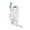 Chrome color, variant on Compression Latches, Hand Operated Latches, Push Button Actuation, Adjustable Lever Push Button Actuation, Flush Lever