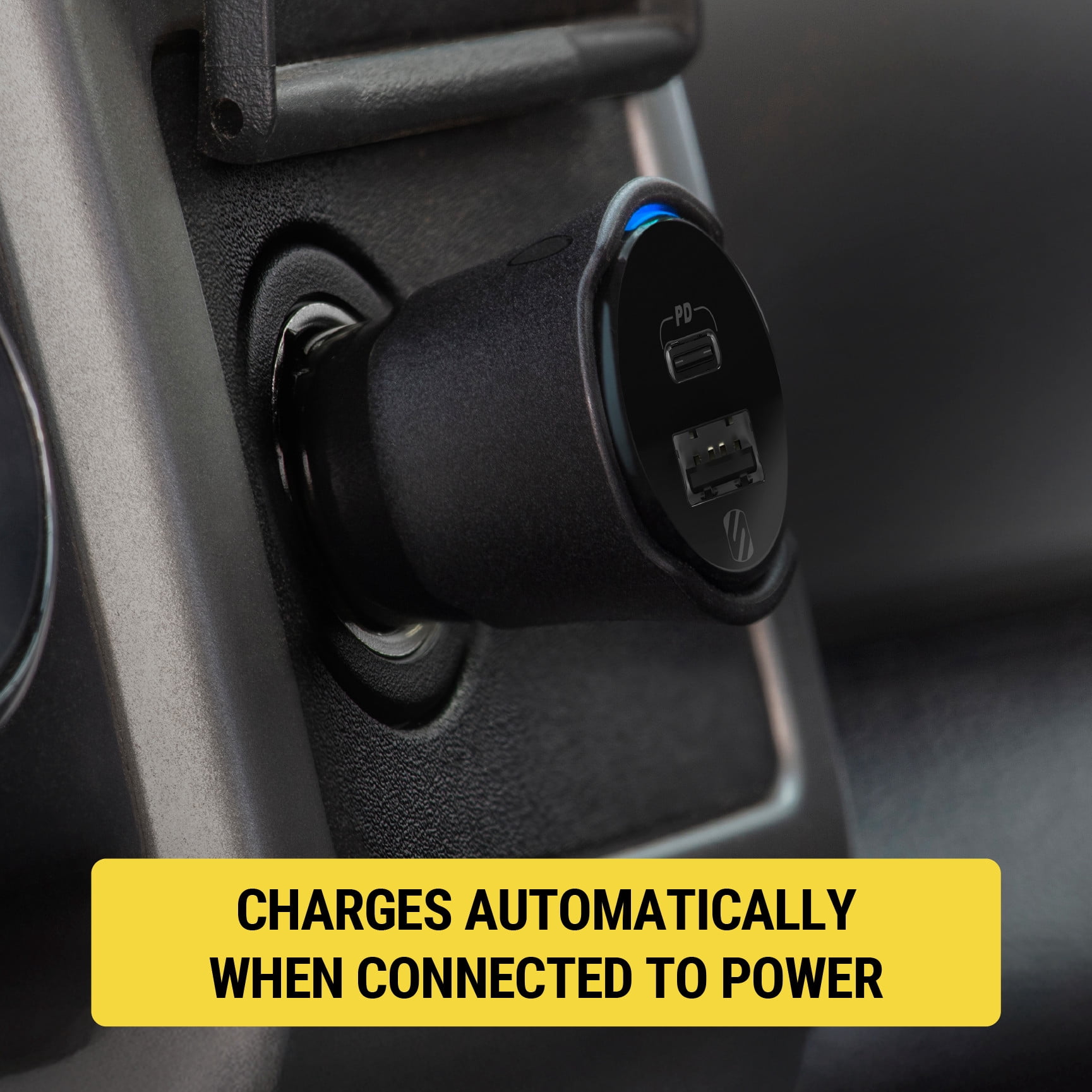 Scosche CPD32LT-1 FoundIT® Charge 32W USB-C & USB-A Charger + Built-in Locator For Apple & Android