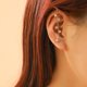 thumbnail image 3 of Pendientes con incrustaciones de diamantes fríos, agujas de pinchazos simples personalizadas para mujeres, pendientes oblicuos con orejas de hoja de rayo joyas para parejas regalos de San Valentín, 3 of 5