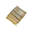 thumbnail image 3 of Sakkas Double Layer Jacquard Paisley Pashmina Shawl / Wrap / Stole - Grey / Champagne - One Size, 3 of 4